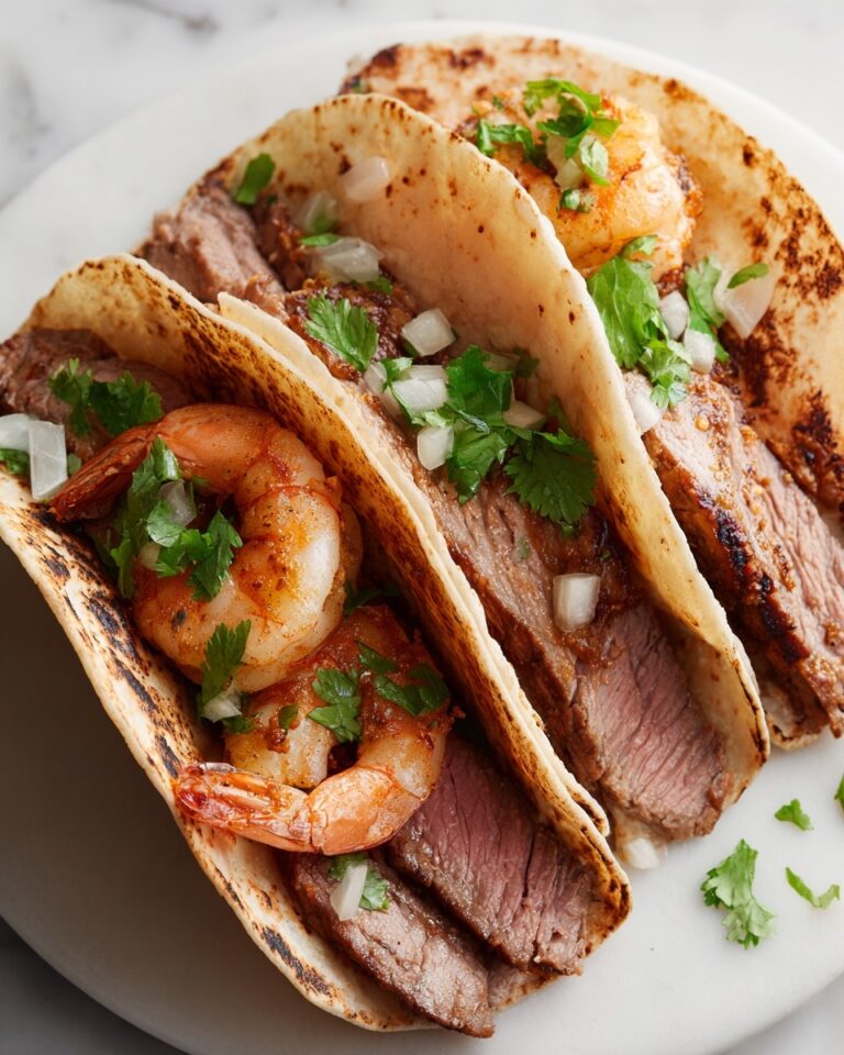Street-Style Steak and Shrimp Tacos Recipe