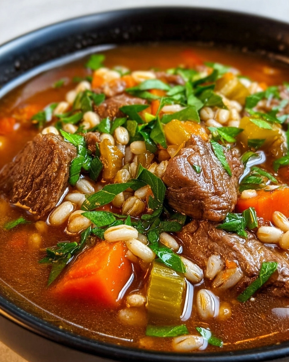 Beef Barley Soup Recipe - Recipe Image