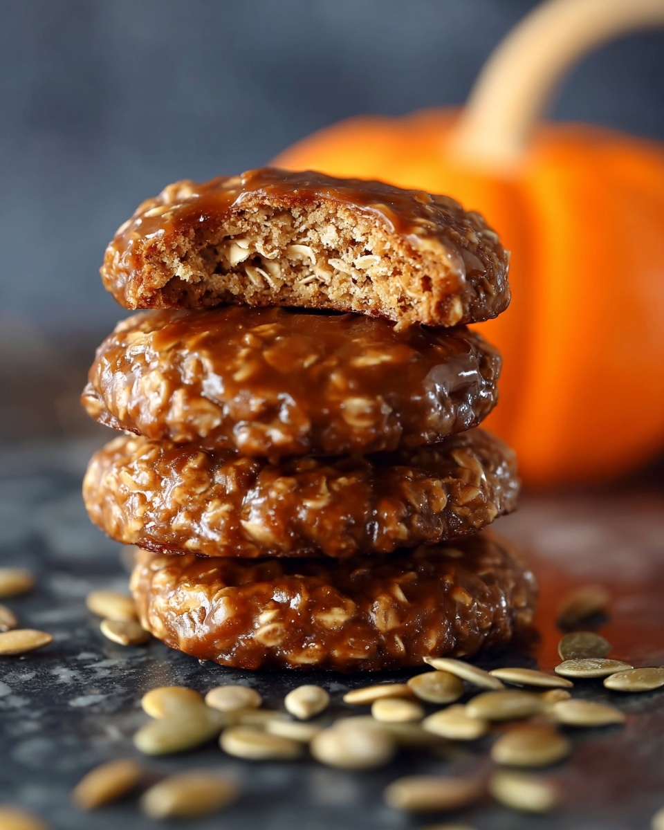 Pumpkin Spice No Bake Cookies Recipe - Recipe Image