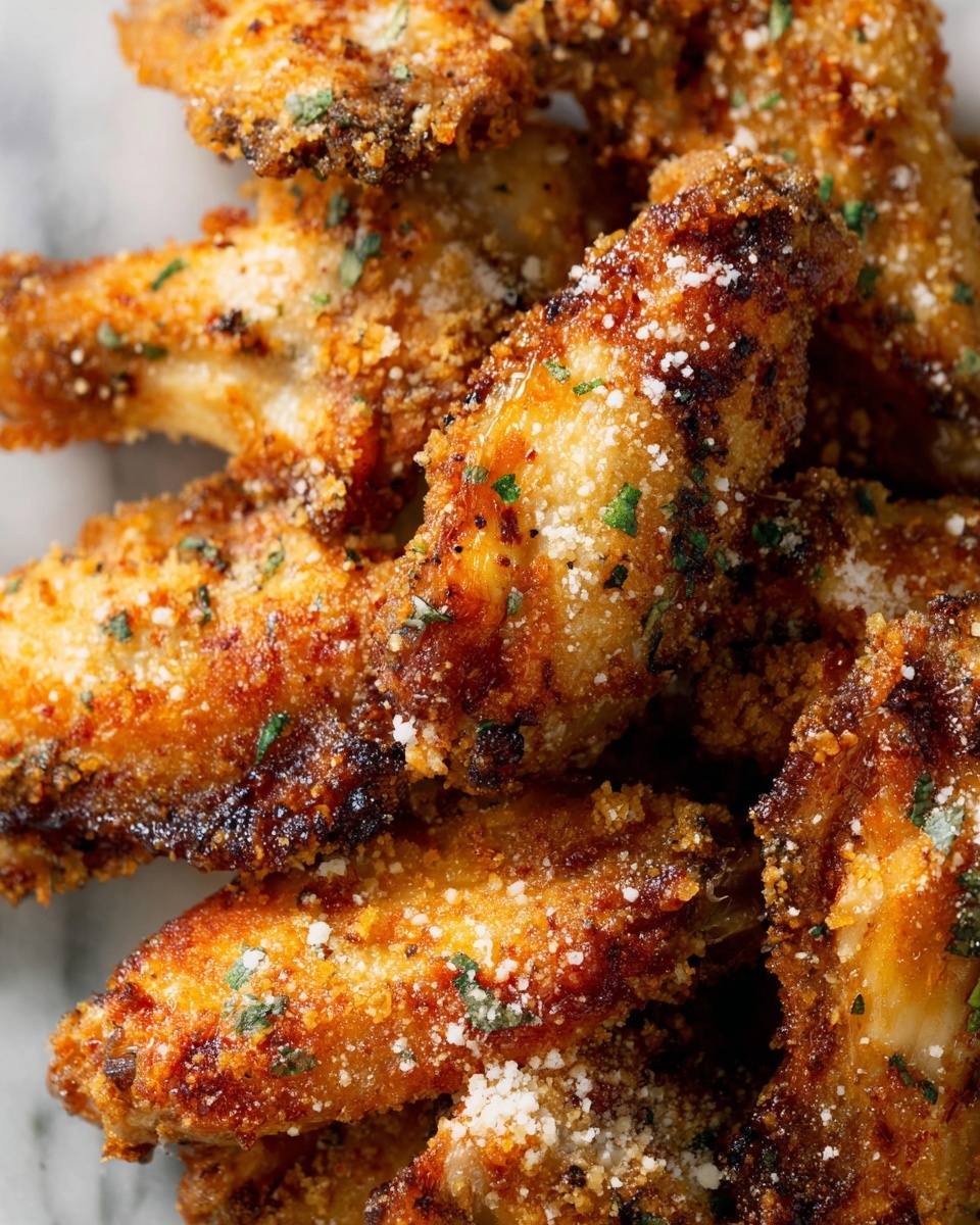 Crispy Garlic Parmesan Wings Recipe - Recipe Image