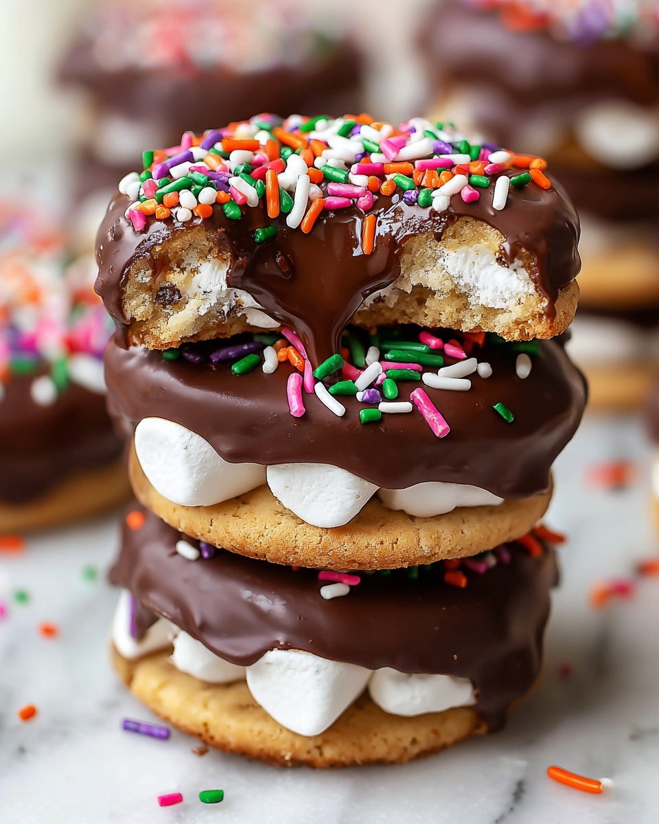 Chocolate Peanut Butter Stacks Recipe - Recipe Image