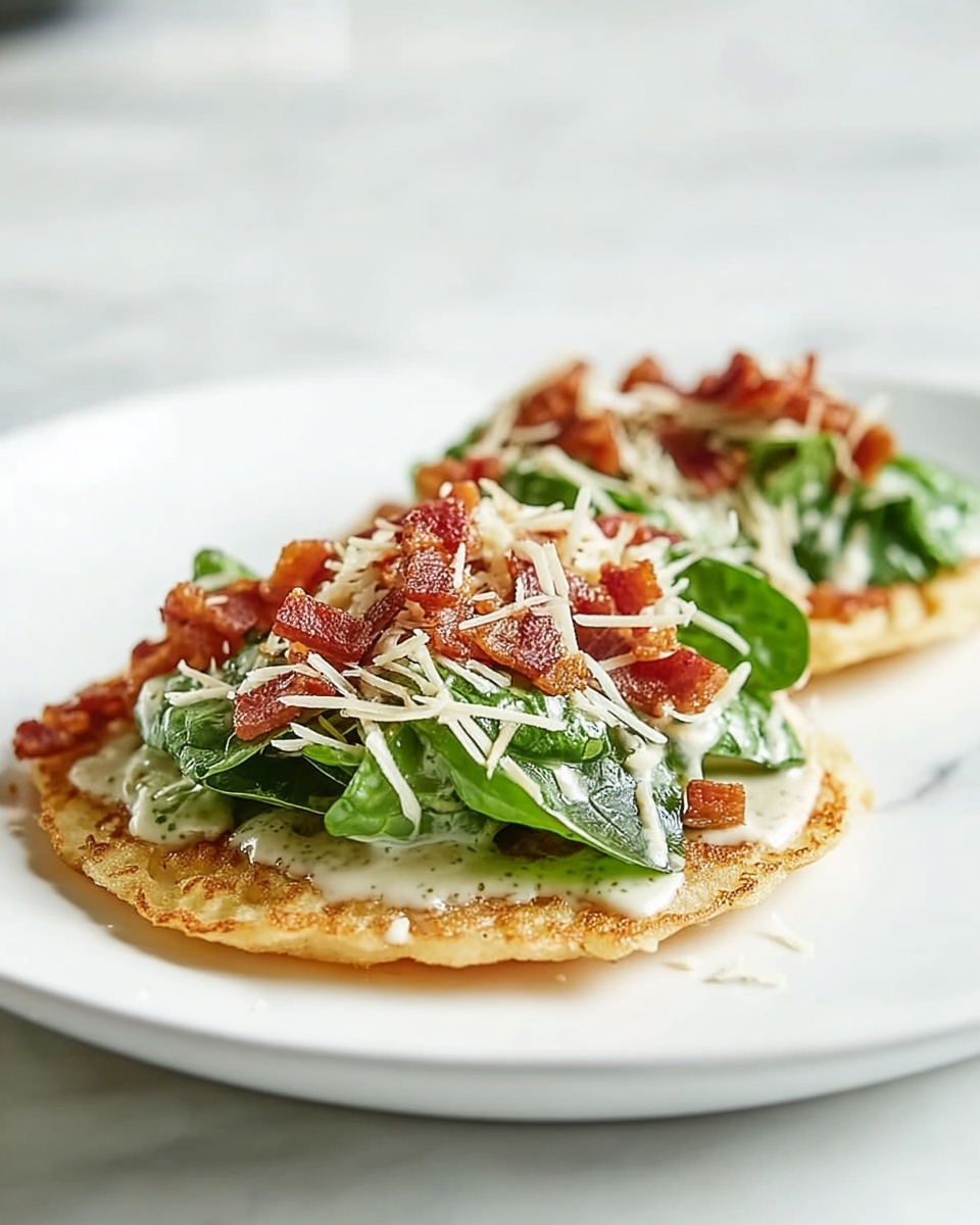 Smash Chicken Caesar Tacos Recipe - Recipe Image