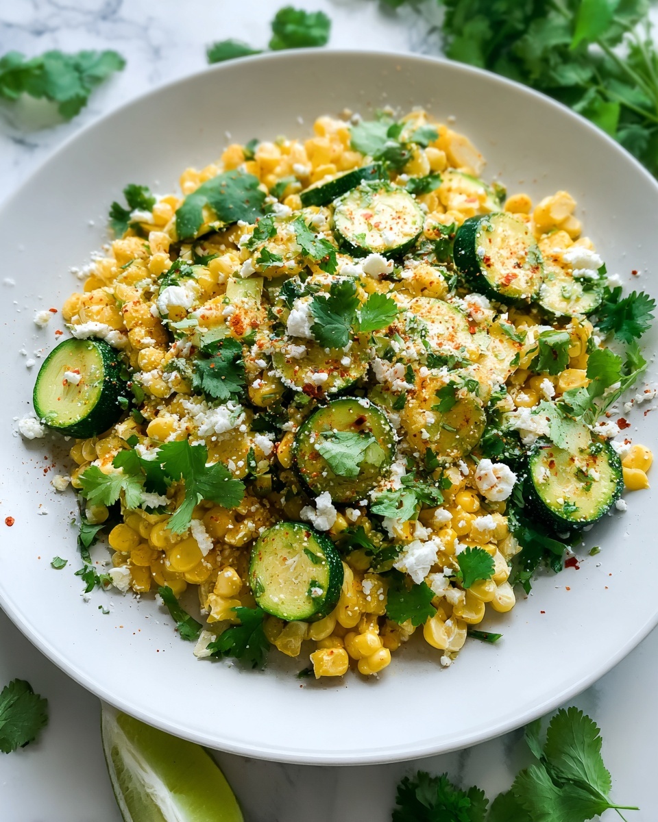 Street Corn Cucumber Salad Recipe - Recipe Image
