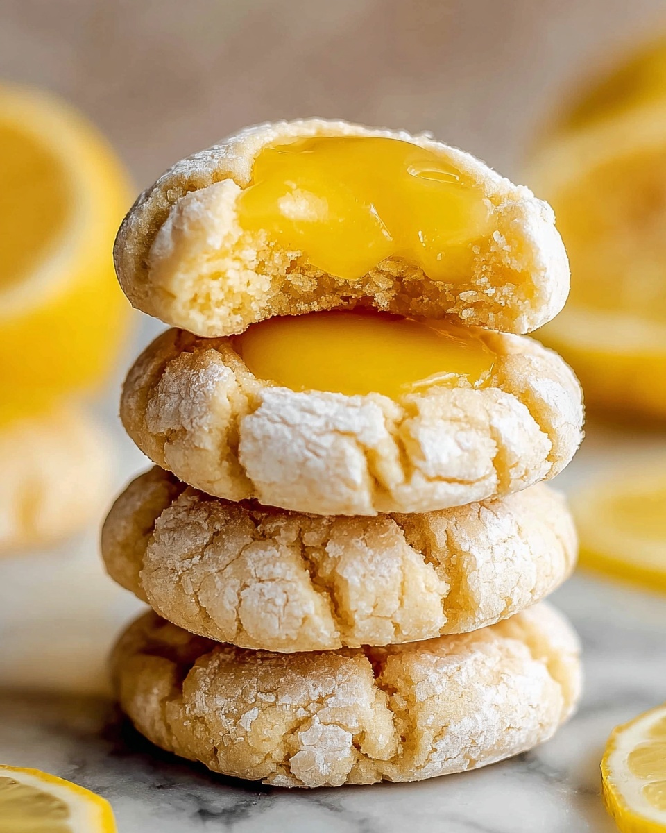 Lemon Curd Cookies Recipe - Recipe Image