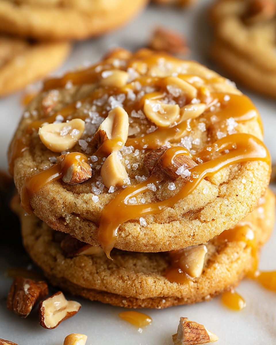 Salted Caramel Crunch Cookies Recipe - Recipe Image