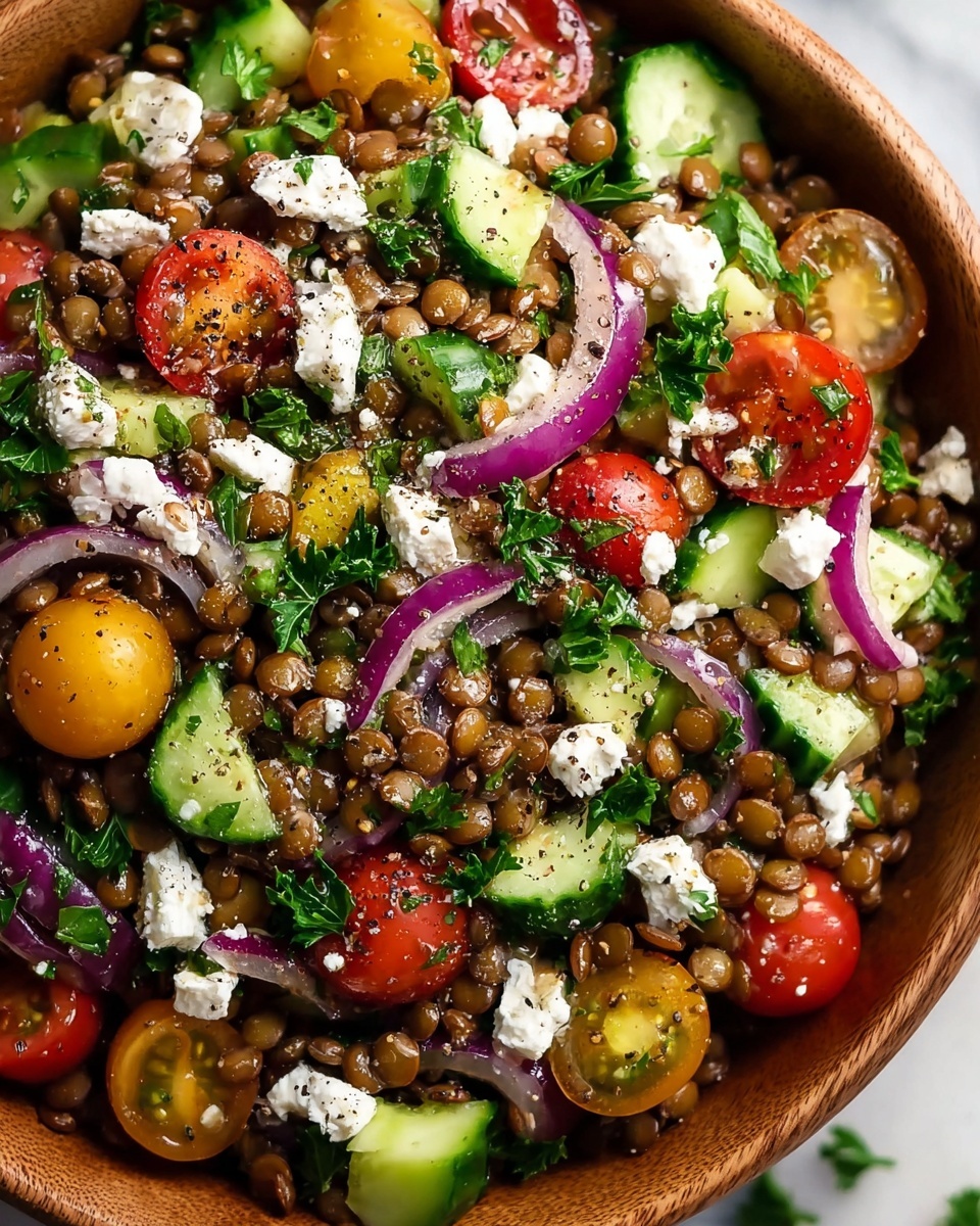 Mediterranean Lentil Salad Recipe - Recipe Image