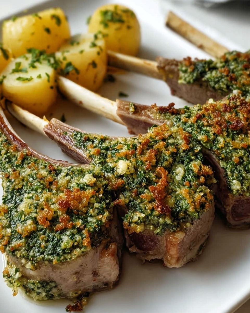 Herb-Crusted Lamb Chops Recipe - Recipe Image