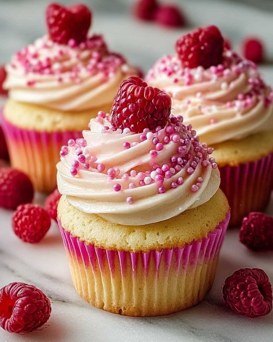 Heavenly Raspberry Cheesecake Cupcakes Recipe - Recipe Image