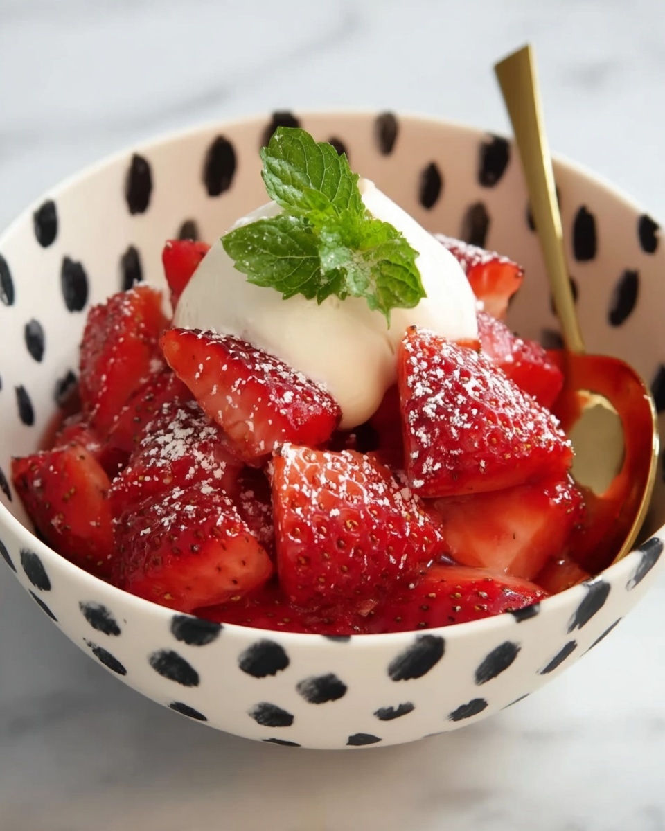 Italian Macerated Strawberries Recipe - Recipe Image