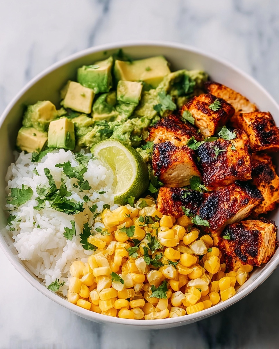 Honey Chipotle Chicken Rice Bowls Recipe - Recipe Image