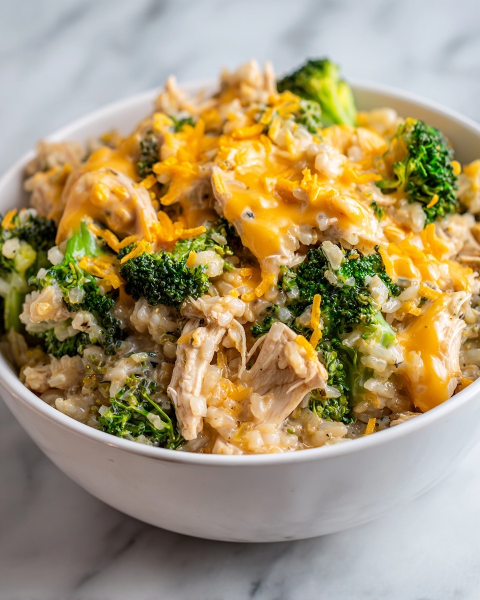 Crockpot Cheesy Chicken Broccoli Rice Recipe - Recipe Image
