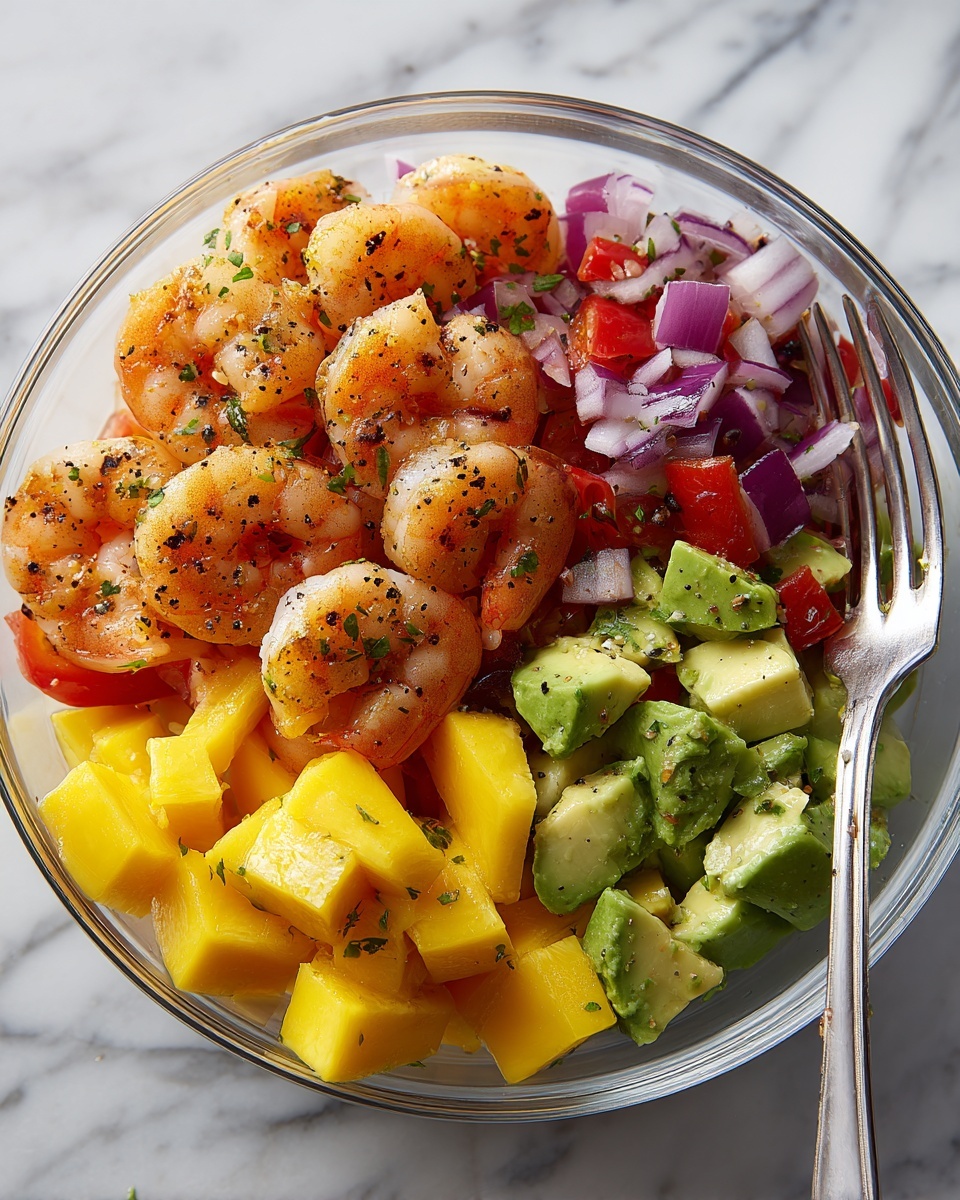 Mango Avocado Shrimp Salad Recipe - Recipe Image