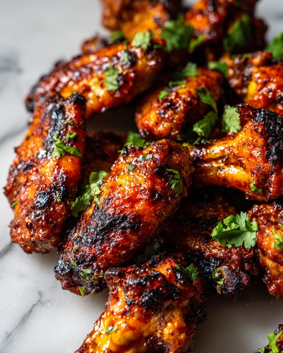 Honey Garlic Jerk Chicken Wings (Air Fried & Gluten Free) Recipe - Recipe Image