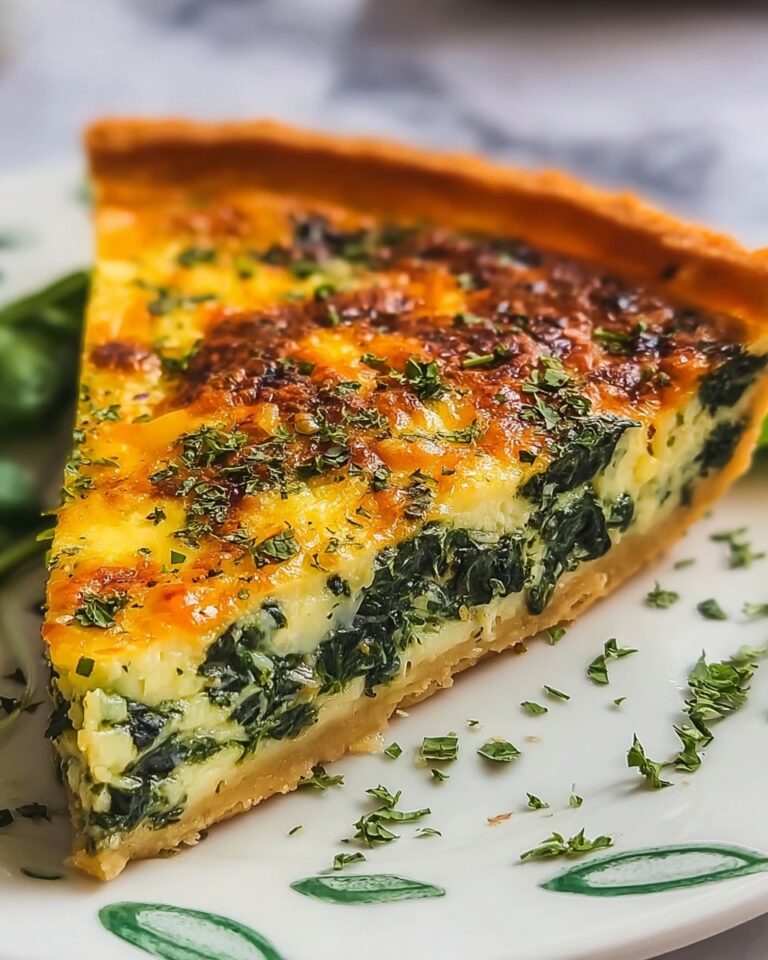 Crustless Spinach Quiche Recipe