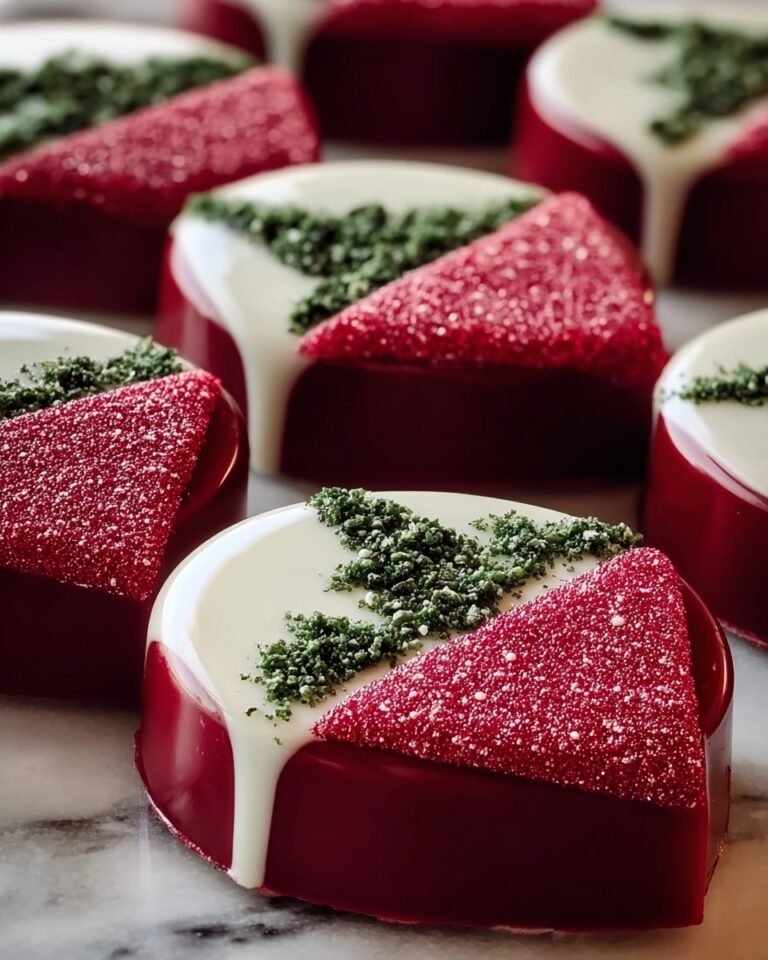Red Velvet Shortbread Cookies Dipped in White Chocolate Recipe