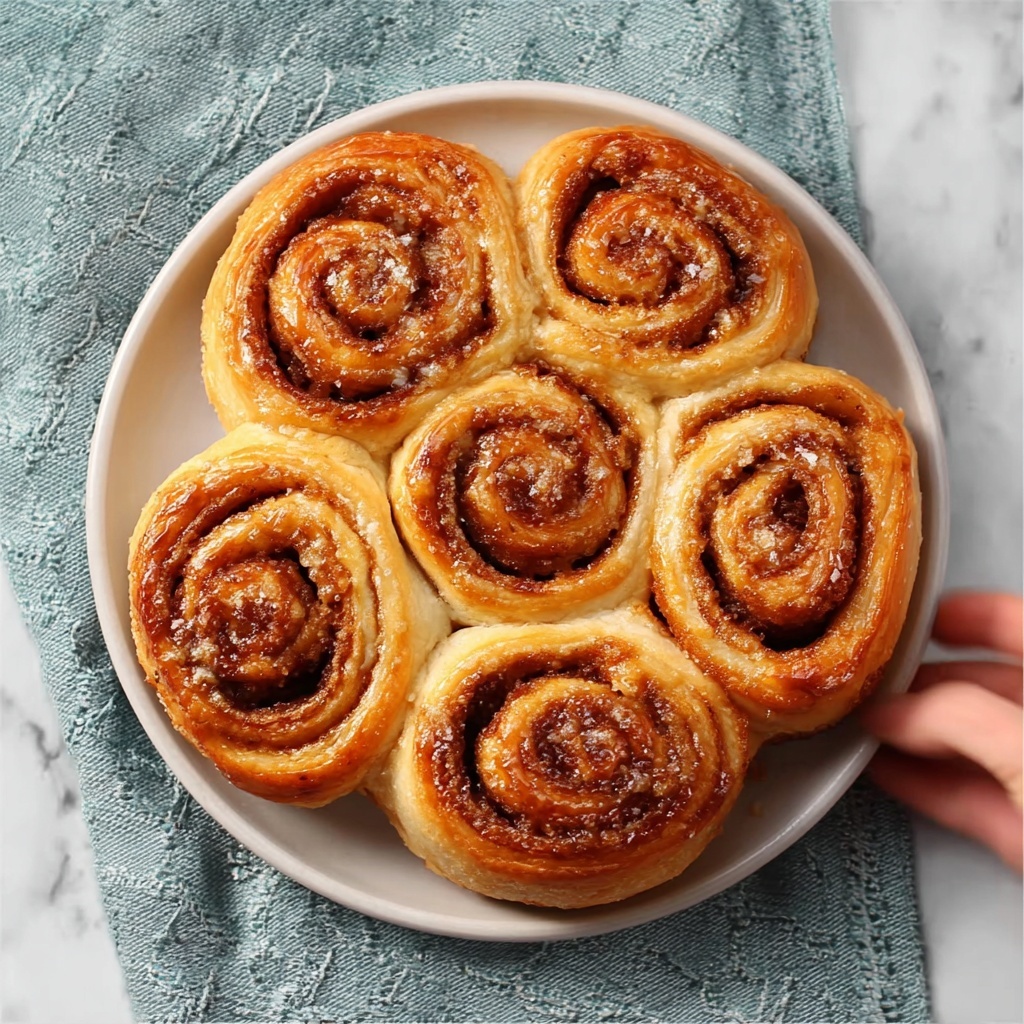 Peach Pie Cinnamon Rolls Recipe - Recipe Image