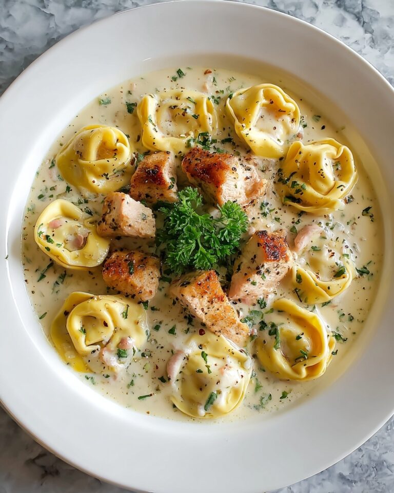 Creamy Chicken Alfredo Tortellini Recipe