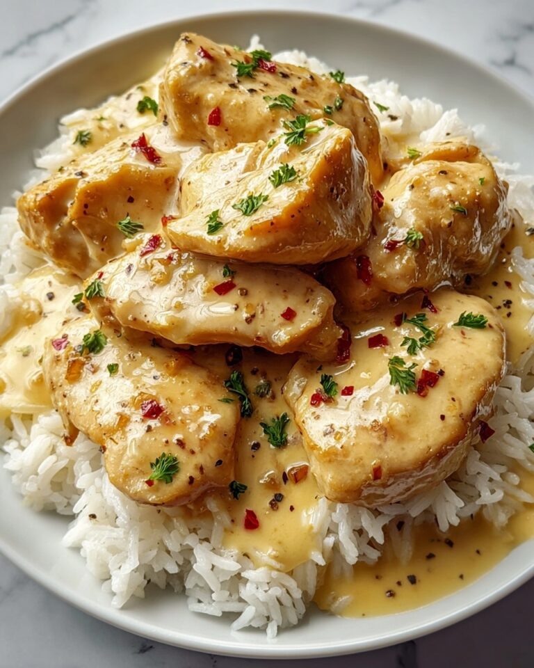 Chicken Scampi with Creamy Garlic Parmesan Rice Recipe