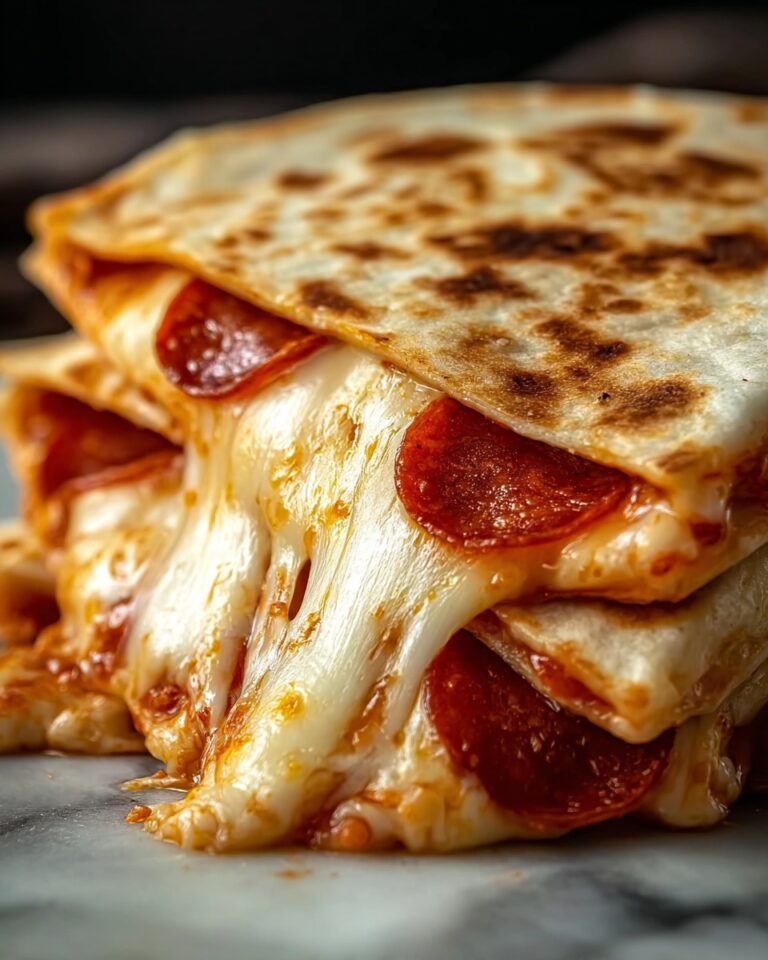 Pepperoni Pizza Quesadillas Recipe