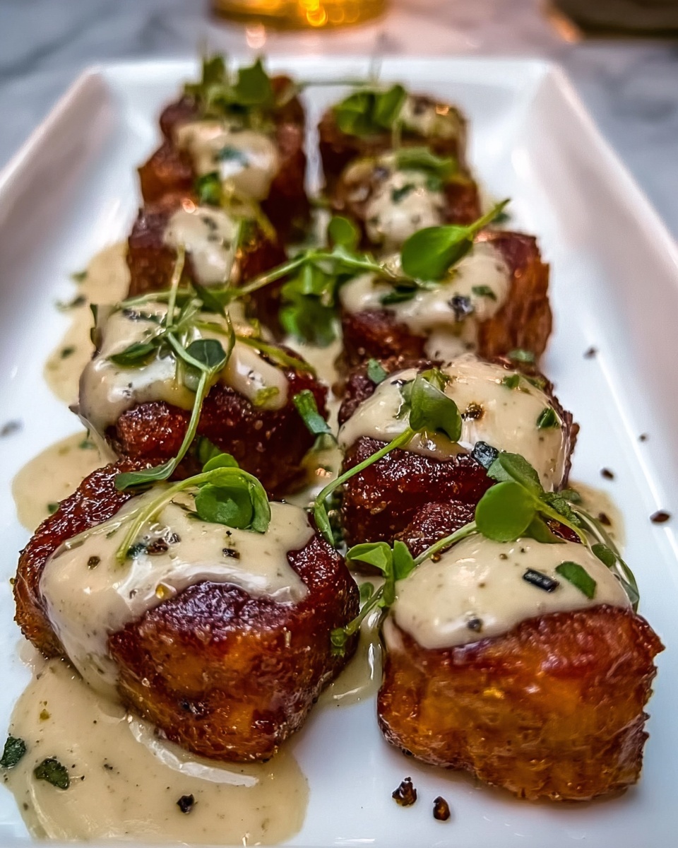 Garlic Butter Steak Bites with Parmesan Cream Sauce Recipe - Recipe Image