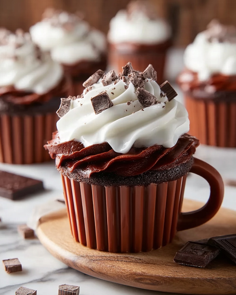 Hot Cocoa Mug Cupcake Recipe - Recipe Image