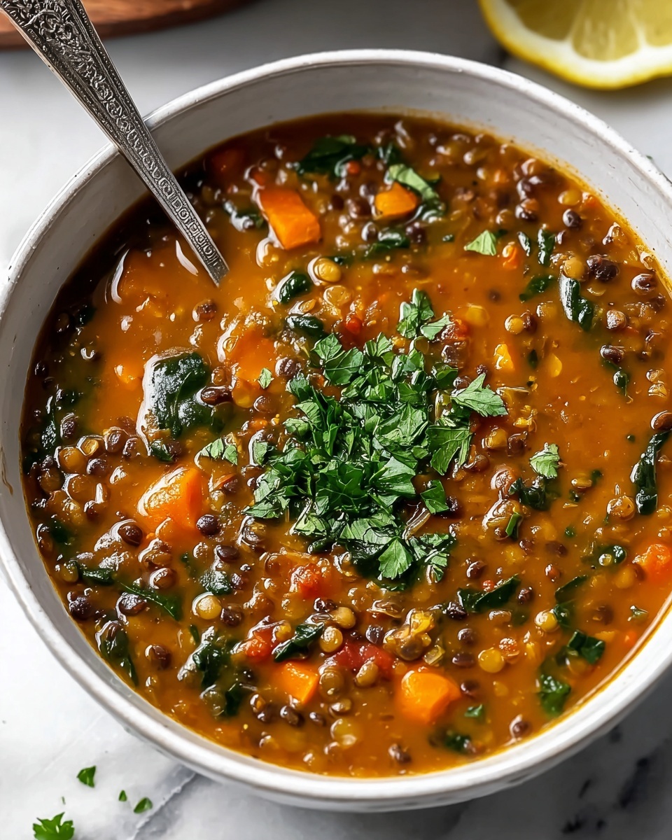 Black Bean and Lentil Soup Recipe - Recipe Image