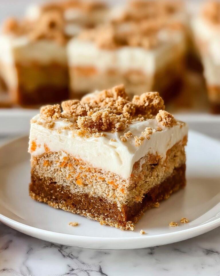 Cream Cheese Carrot Cake Bars Recipe