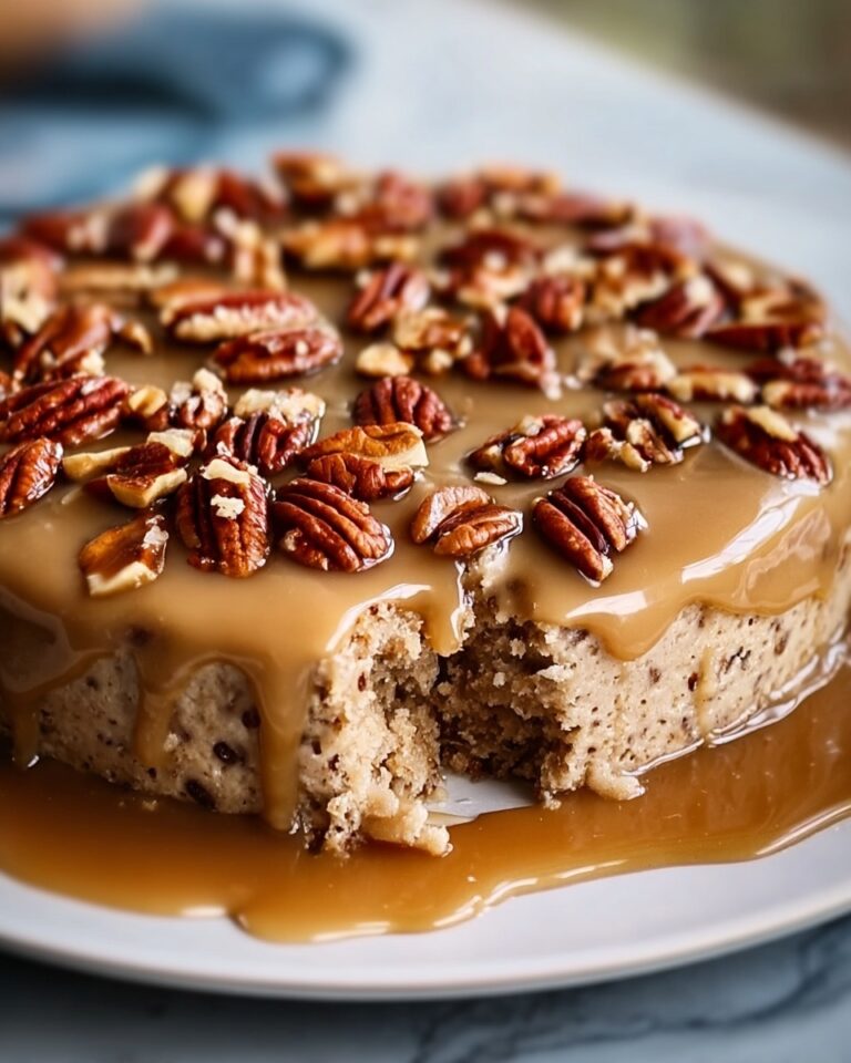 Butter Pecan Praline Poke Cake Recipe
