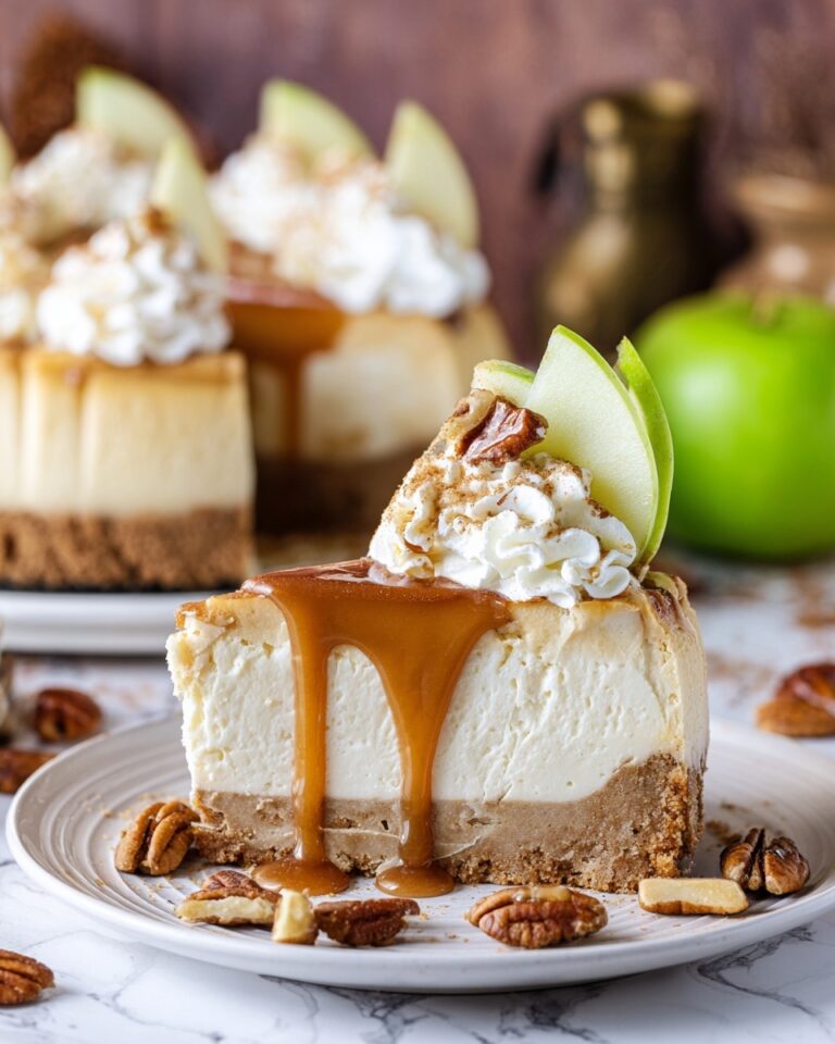 Caramel Apple Blondie Cheesecake Recipe