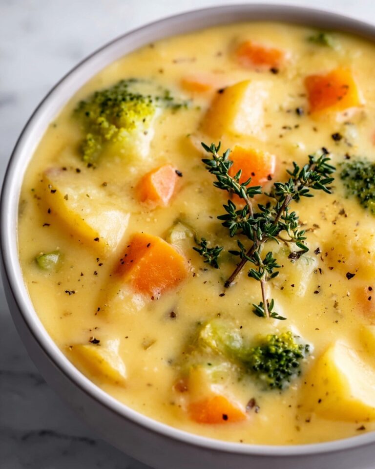 Broccoli Potato Cheese Soup Recipe