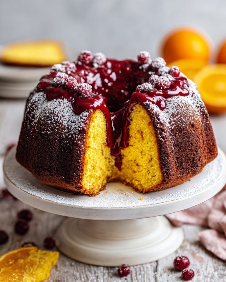 Cranberry Orange Bundt Cake Recipe