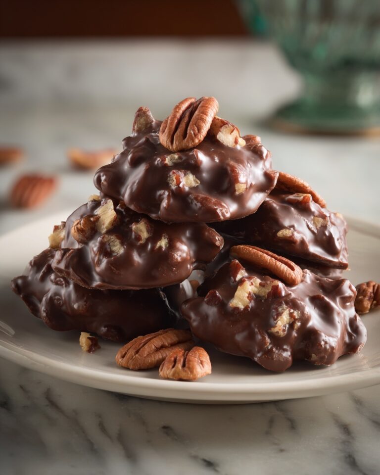 Chocolate Pecan Turtle Clusters Recipe