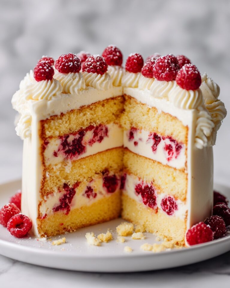 White Chocolate Raspberry Cake Recipe