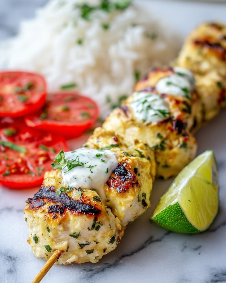 Grilled Chicken Souvlaki with Lemon and Oregano Recipe