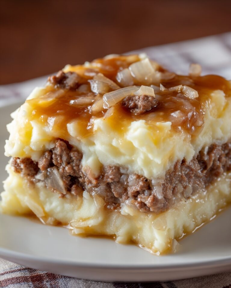 Ground Beef Gravy with Mashed Potatoes Recipe