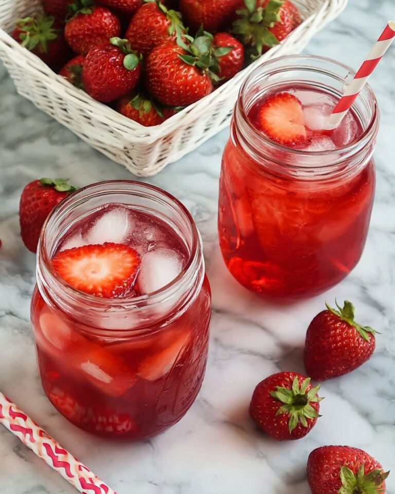 Southern Strawberry Sweet Iced Tea Recipe