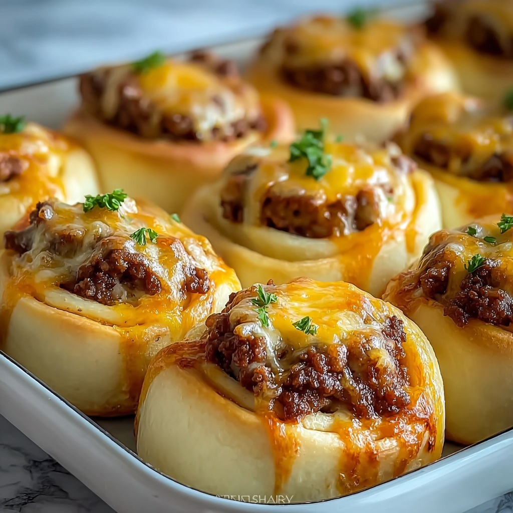 Cheesy Beefy Rolls Up Recipe - Recipe Image