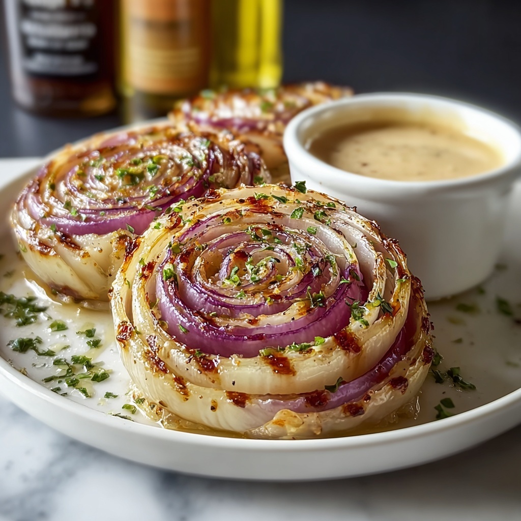 Oven Roasted Garlic Cabbage Steaks Recipe - Recipe Image