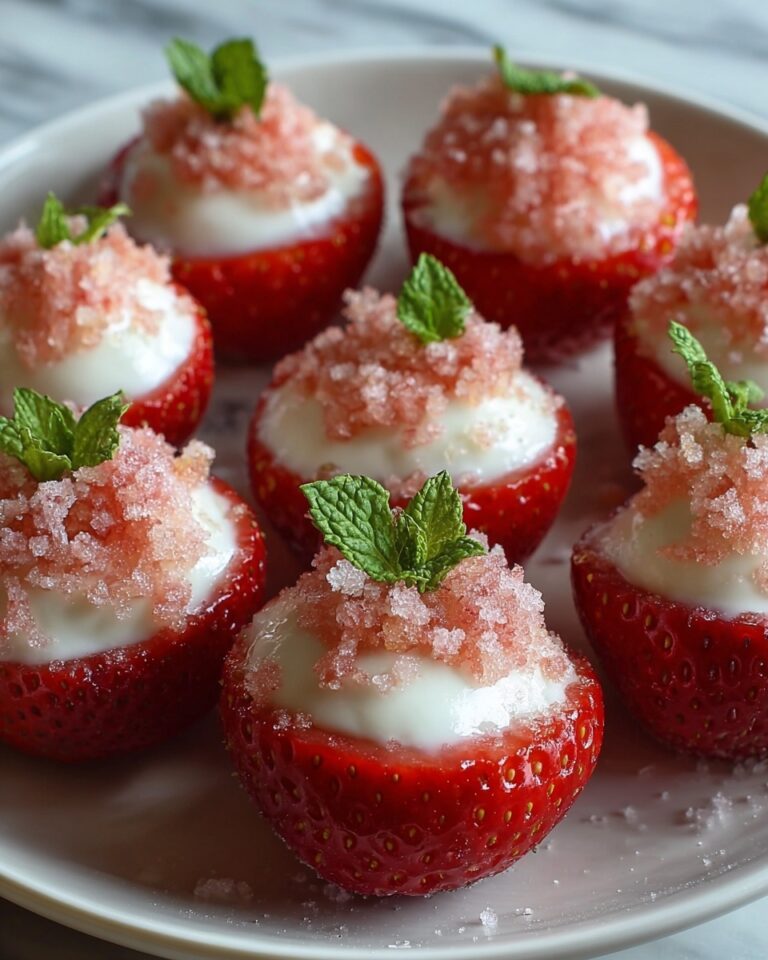 Cheesecake Deviled Strawberries Recipe
