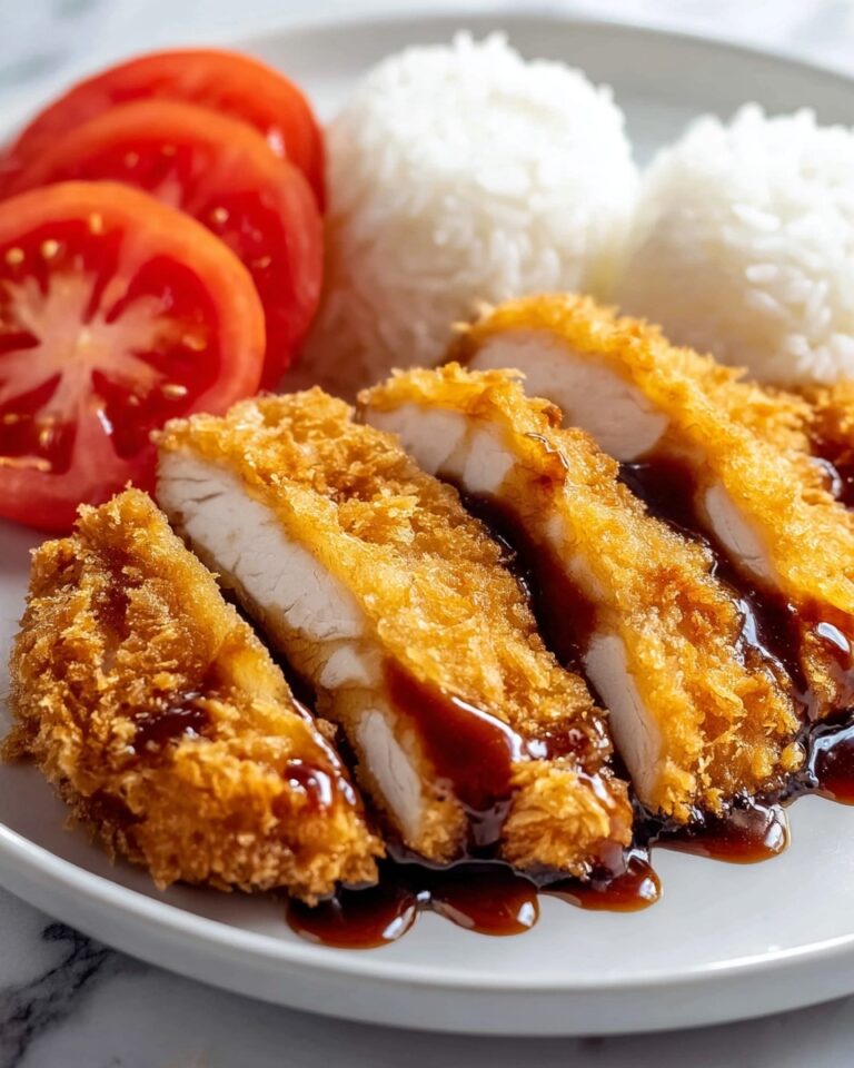 Crispy Chicken Katsu with Homemade Katsu Sauce and Classic Sides Recipe