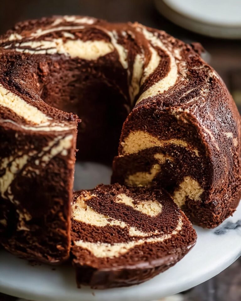 Double Chocolate Ricotta Marble Cake Recipe