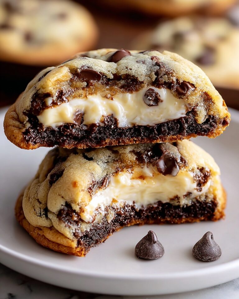 Cheesecake Stuffed Chocolate Chip Cookies Recipe
