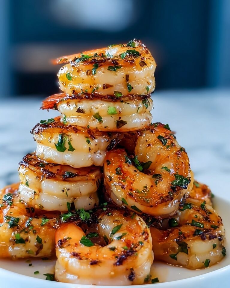 Garlic Butter Shrimp Stack Recipe
